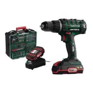 PARKSIDE® Trapano 20V con 2 Batterie, Caricatore e Accessori
